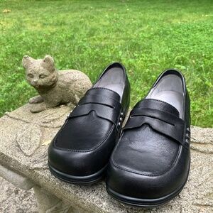 Black Algeria Taylor Loafers Size 38